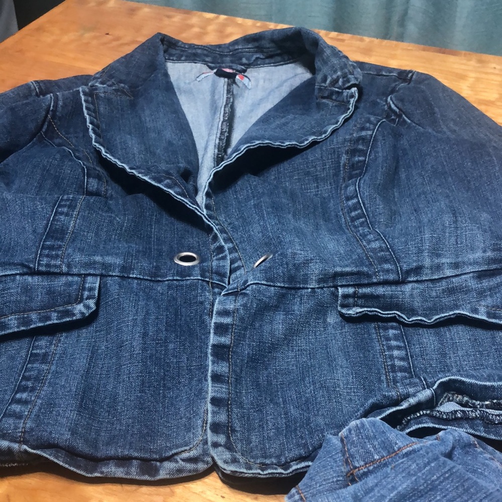 Mwah Plus Size 24W Denim Jacket